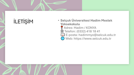 Meslek Yüksekokulumuz' a ait 29/07/2025-30/07/2025 tarihleri arasında planlanan tanıtım günleri programını gerçekleştirdik